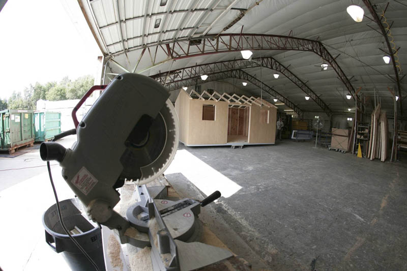 Here is a sneak-peek through a mitre saw.