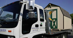 Storage shed delivery in DE, MD, and VA