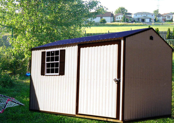 8 x 12 Aluminum Shed, very low maintenance