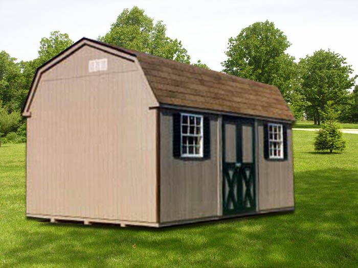 Large-10x16-dutchman-storage-shed-wood-Maryland