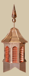 All Copper Cupola - Pinnacle with Finial