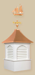 Arched Louvers Copper Cupola - Dalton