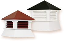 Shed Series: Simple yet practical these attractive and affordable roof cupolas are the perfect companion to your shed. Available in a wide array of color and size combinations.