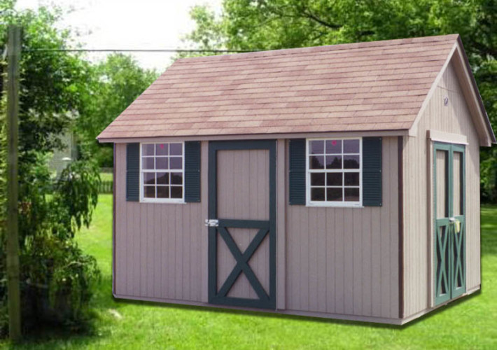 10' x 12' Cape Code (CC-13) - Portable Buildings, Inc. | Milford, DE