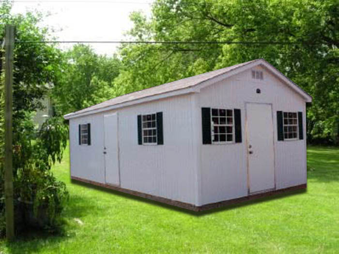 12' x 20' Ranch (R-5) - Portable Buildings, Inc. | Milford, DE