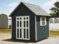 Cute 8' x 8' Cape Cod color matched shed