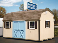 10' x 16' Dutchman w/ Custom Painted Doors (D-9)