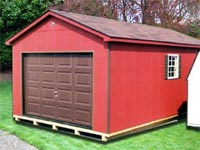 12′ x 20′ Red Ranch Storage Building (R-4)