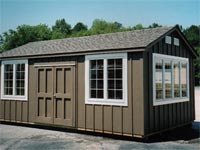 12′ x 20′ x 7′ Ranch Style Woodshop (R-9)