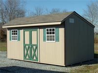 Attractive 10′ x 16′ Salt Box Style Shed (SB-5)