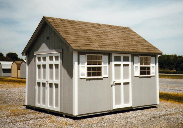 Charming cape cod storage shed