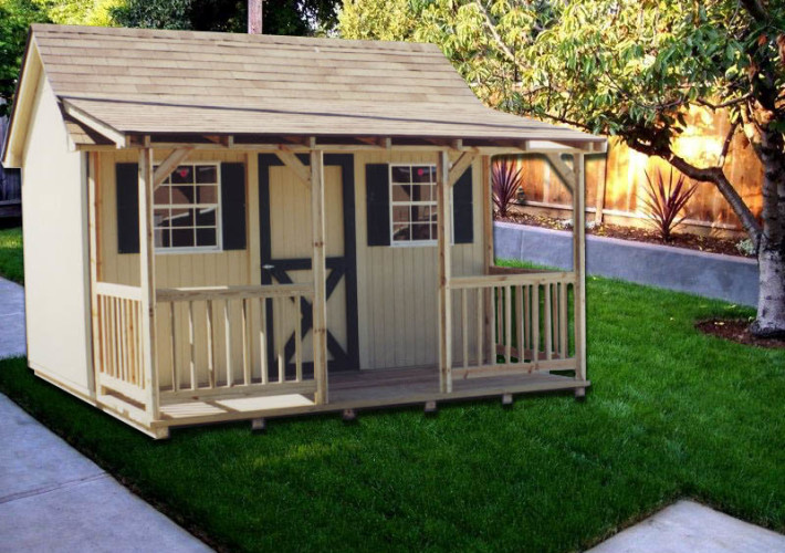 Blue Ridge Portable Storage building with Porch