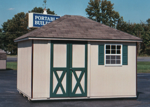 Unique 10' x 12' Hip Roof (CU-12) - Portable Buildings ...