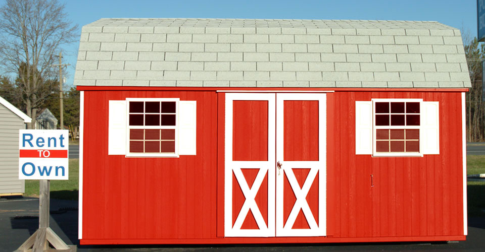 Rent to Own Storage Sheds and Other Portable Buildings
